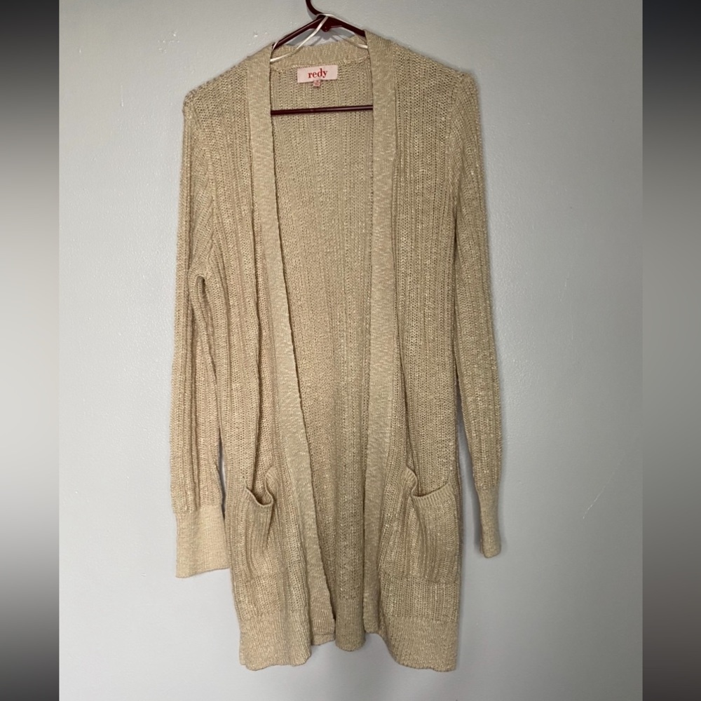 Pinque Andrina Two Pocket Textured Cardigan (Redy)